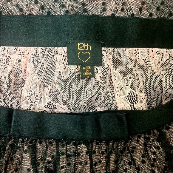 Lace and Beads Midi Skirt - Picture 5 of 6